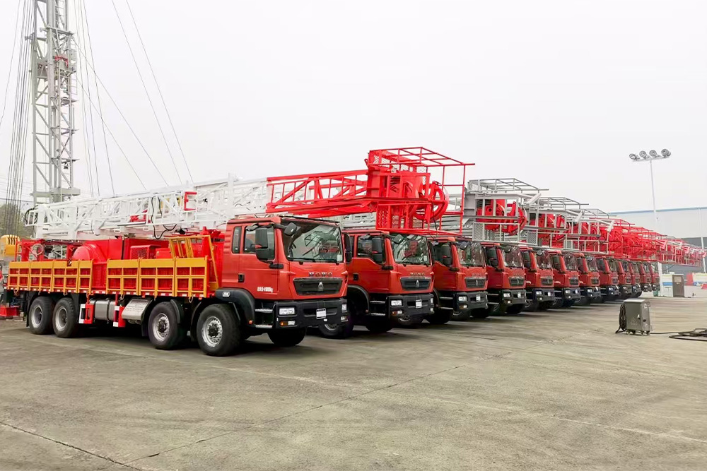 中石化修井機批量交車